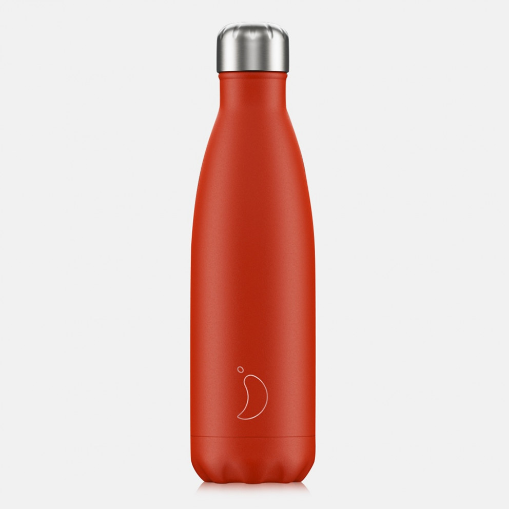 Chilly's Bottles Neon Red 500ml