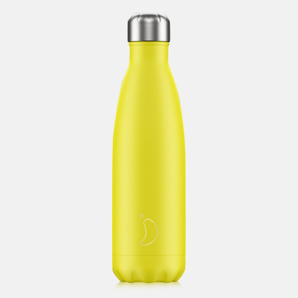 Chilly's Bottles Neon Yellow Μπουκάλι Θερμός 500ml