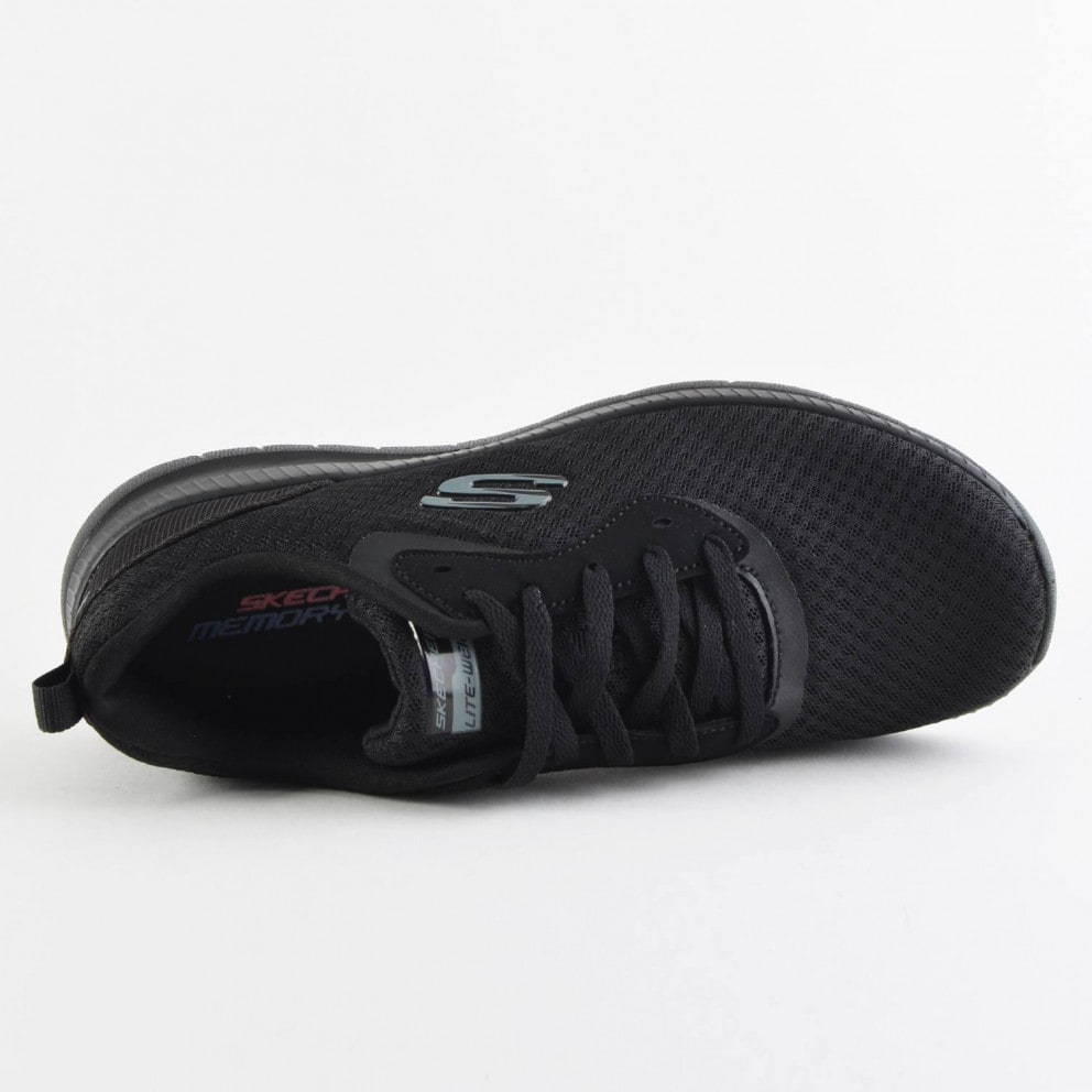 Womens black skechers with memory foam clearance