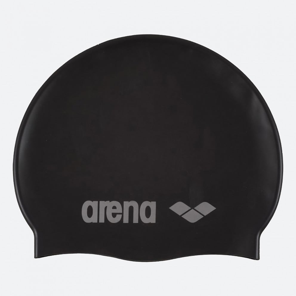 Arena Classic Silicone Caps Black-Silver