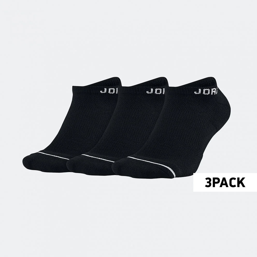 Jordan Jumpman 3 Pack Unisex Low Cut Socks Black SX5546 010