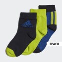 adidas Performance 3-Pack Kids' Ankle Socks