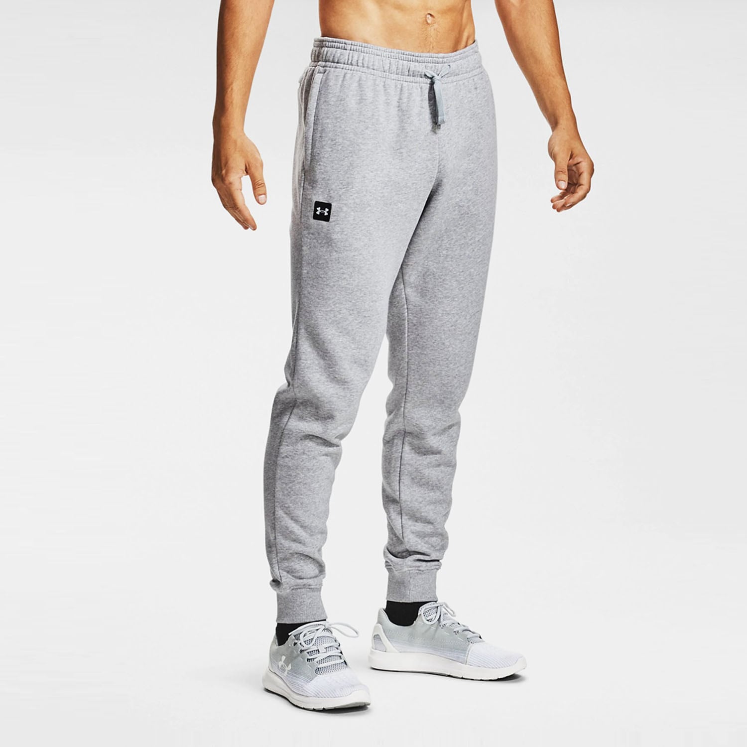 Under Armour Rival Fleece Joggers Men s Track Pants Grey 1357128 011