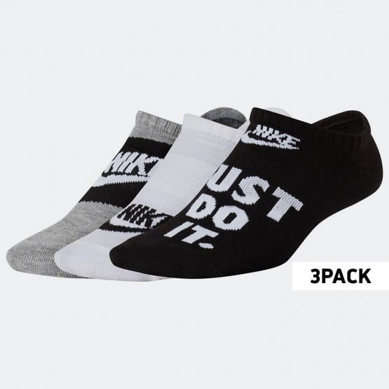 Nike Everyday Lightweight No-Show 3-Pack Unisex Socks