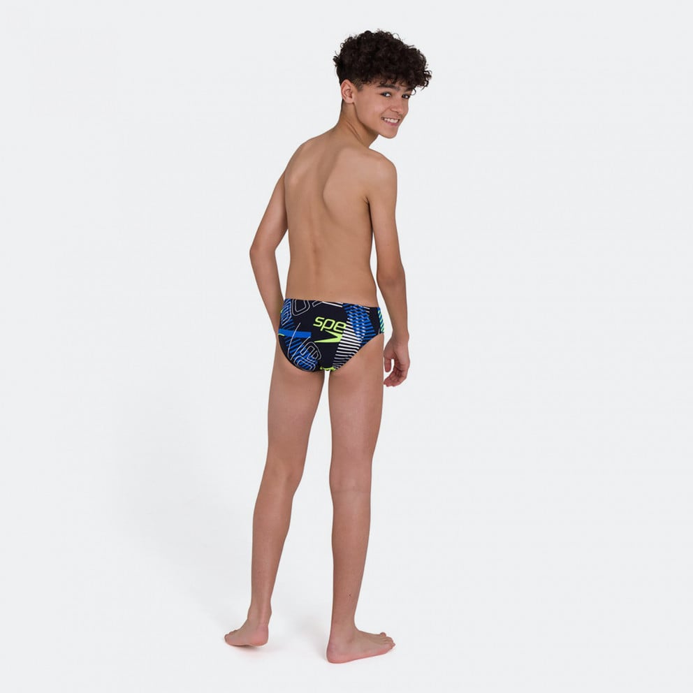 Speedo Allover 6.5Cm Brief Kid's Swimsuit