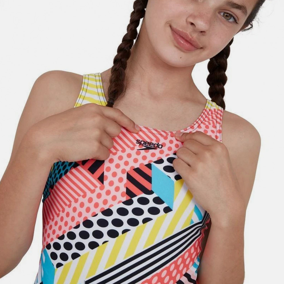 Speedo Dazzlespark Digital Placement Kid's Overall Swimsuit
