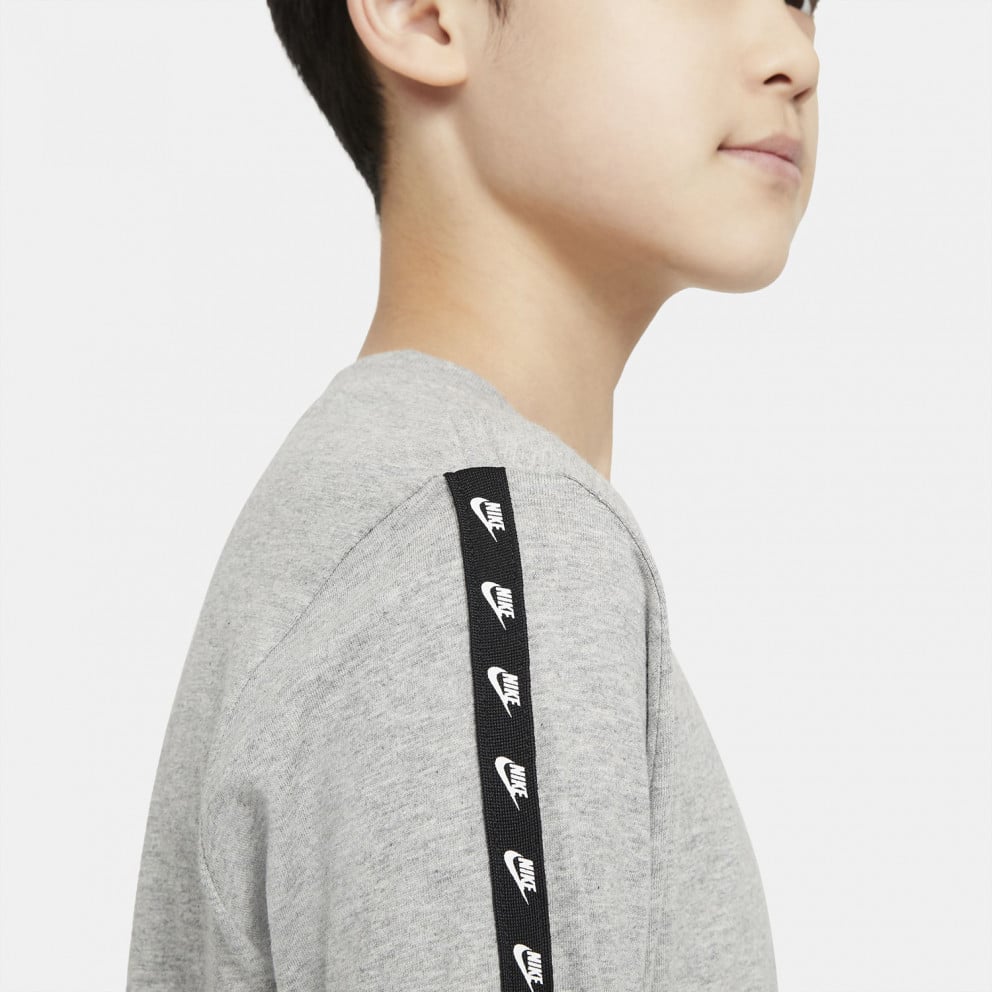 Nike Sportswear Lifestyle Taping Kids’ Long Sleeved T-shirt