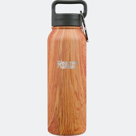 Healthy Human Stein Bottle 21oz/621ml-Natural Wood
