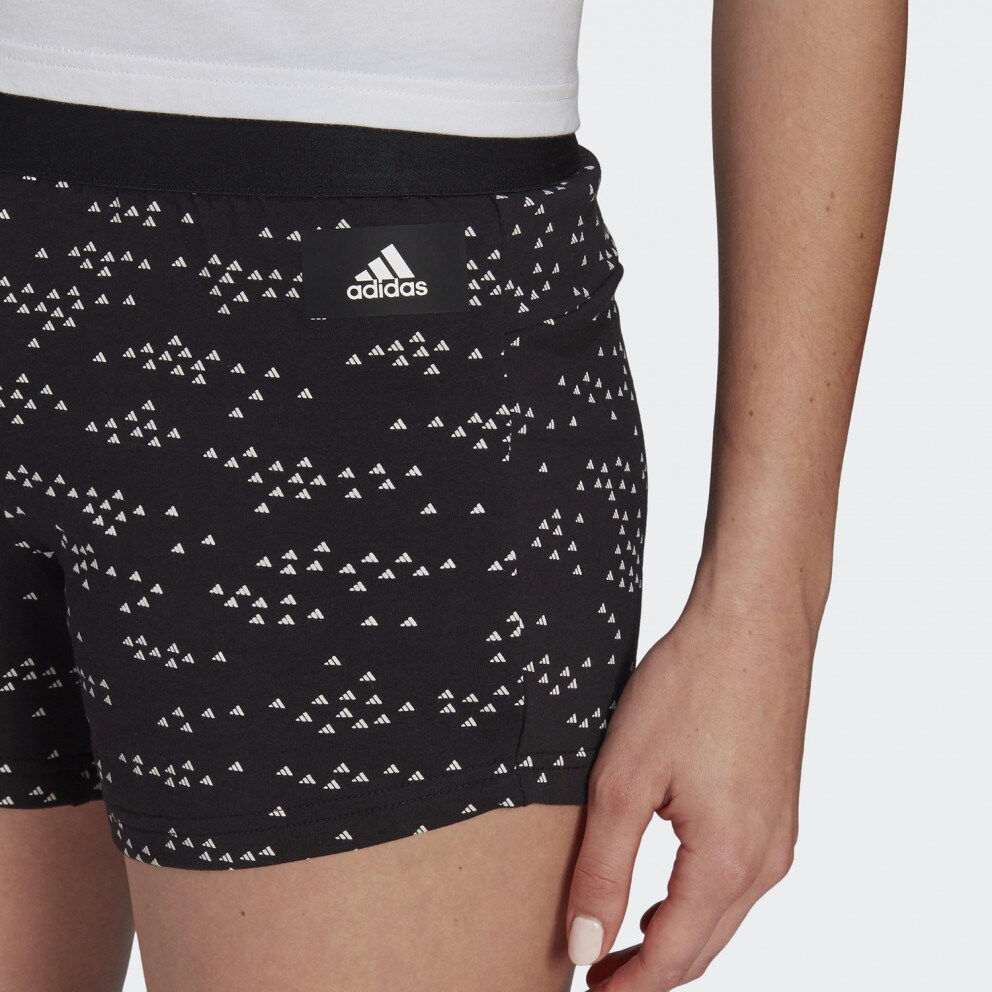 Γυναικείο Adidas Sportswear Badge Of Sport  Allover-Printed  Shorts