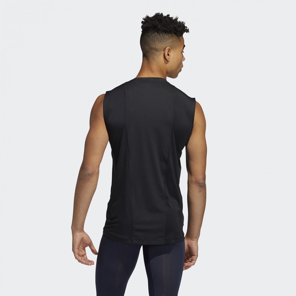 adidas Performance Techfit Sleeveless Fitted Ανδρικό T-shirt