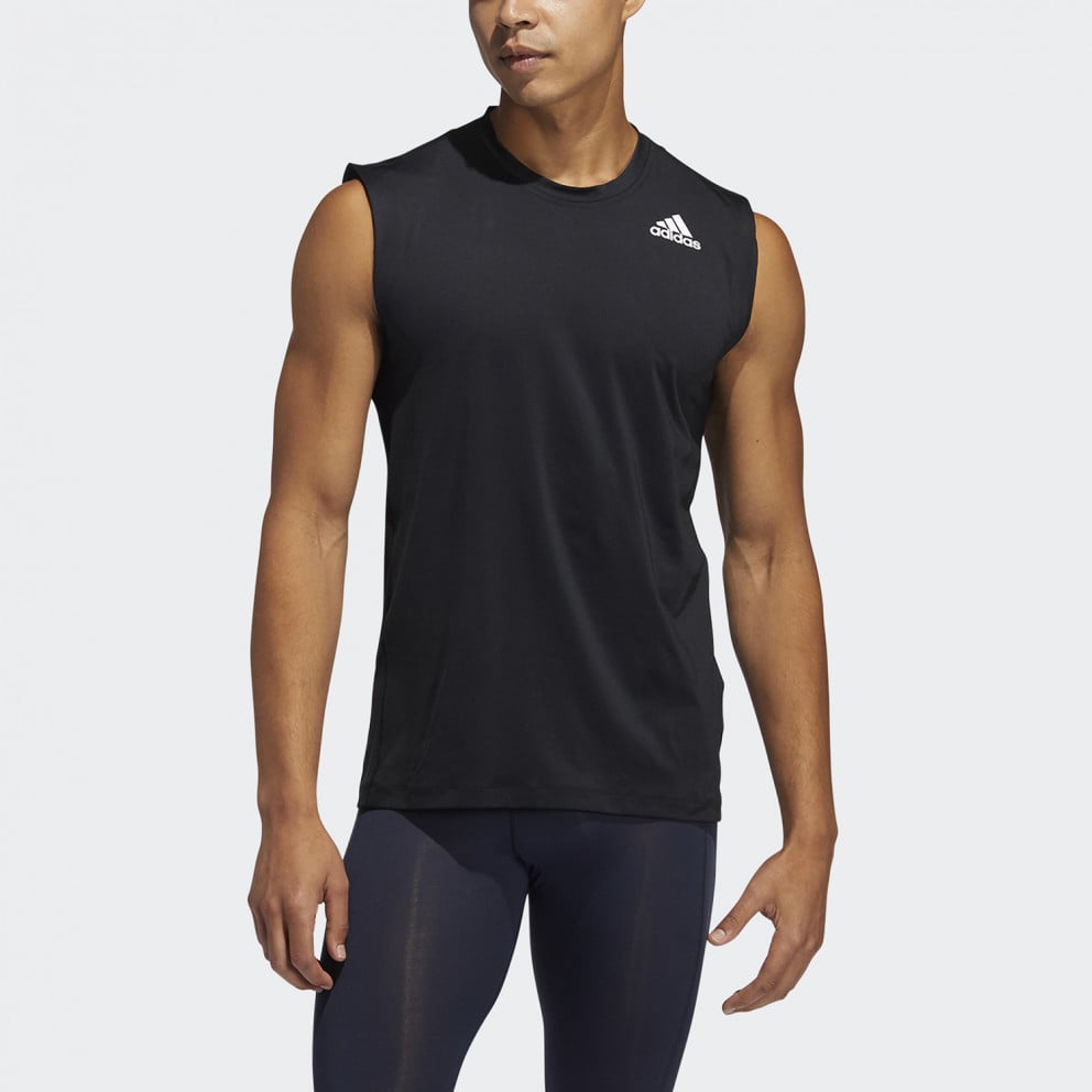 adidas Perfrormance Techfit Sleeveless Fitted Men's T-shirt Black GL0431