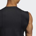 adidas Performance Techfit Sleeveless Fitted Ανδρικό T-shirt