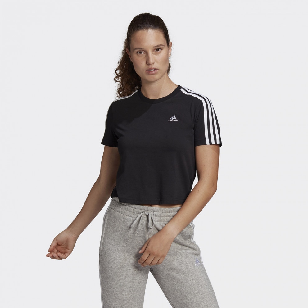adidas Essentials Loose 3-Stipes Women’s Cropped Tee