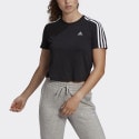adidas Essentials Loose 3-Stipes Women’s Cropped Tee