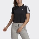 adidas Performance Essentials Loose 3-Stipes Γυναικείο Crop T-shirt