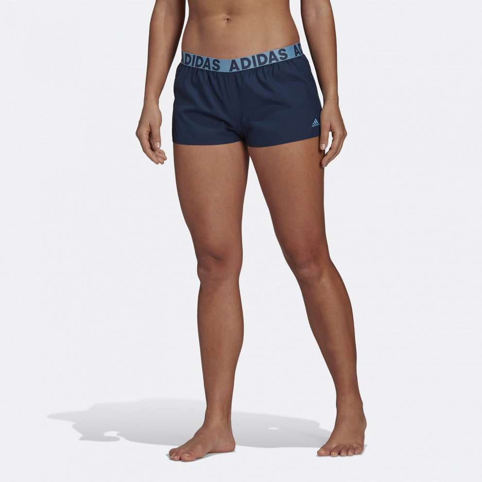 adidas Women s Beach Swim Shorts Blue GT8478