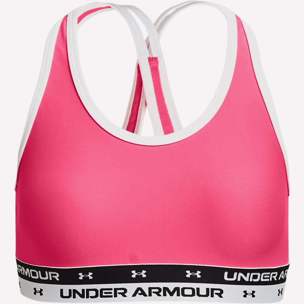 Under Armour Crossback Solid Girls Sports Bra