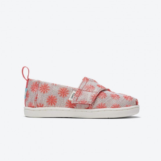 TOMS Alpargata Coral Twill Glimmer Infant's Espadrilles