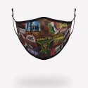 Sprayground Travel Patches Face Mask