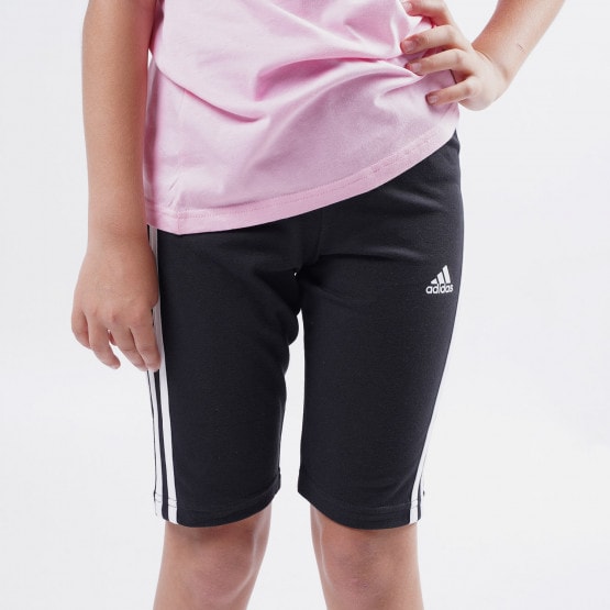 adidas Stretchy 3-Stripes Pride Kids' Biker Shorts