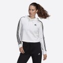 adidas Performance Essentials 3-Stripes Cropped Γυναικείο Φούτερ