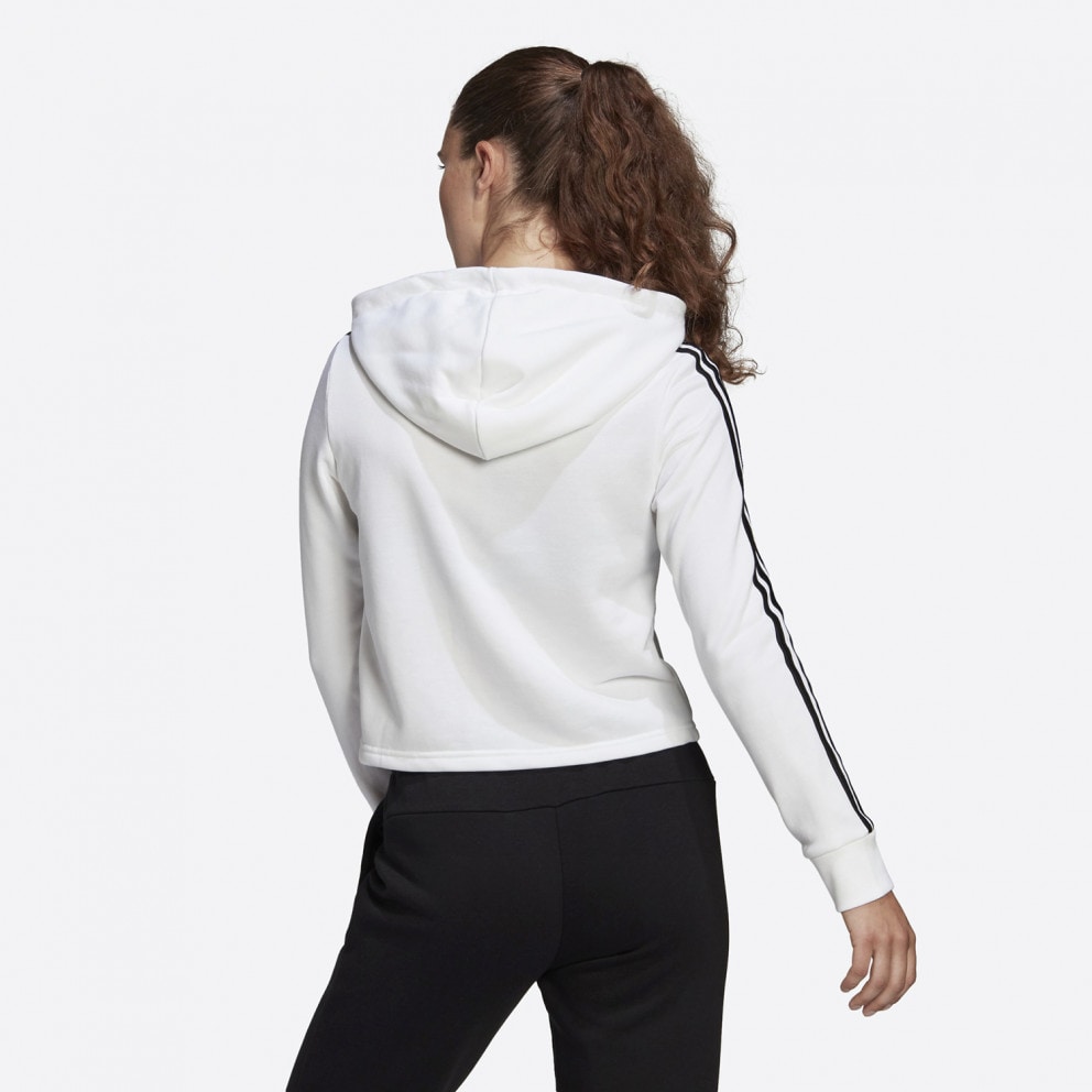 adidas Performance Essentials 3-Stripes Cropped Γυναικείο Φούτερ