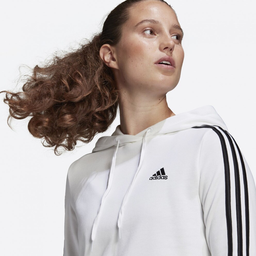 adidas Performance Essentials 3-Stripes Cropped Γυναικείο Φούτερ