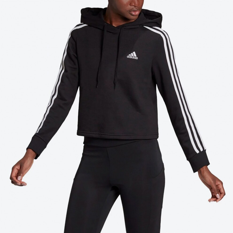 adidas Essentials 3-Stripes Cropped Women's Hoodie