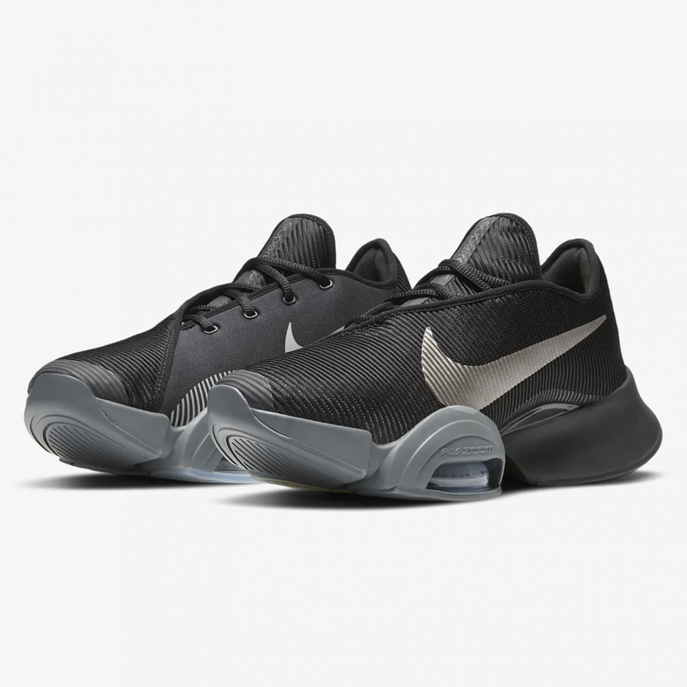 nike training air zoom superrep 2 trainers in grey