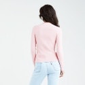 Levi's Rib Crew Coral Blush Women's Long Sleeve T-shirt