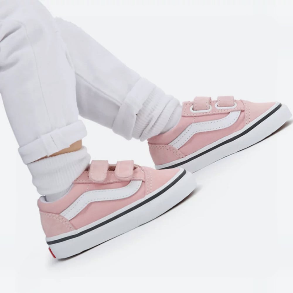 Baby pink vans old skool cheap