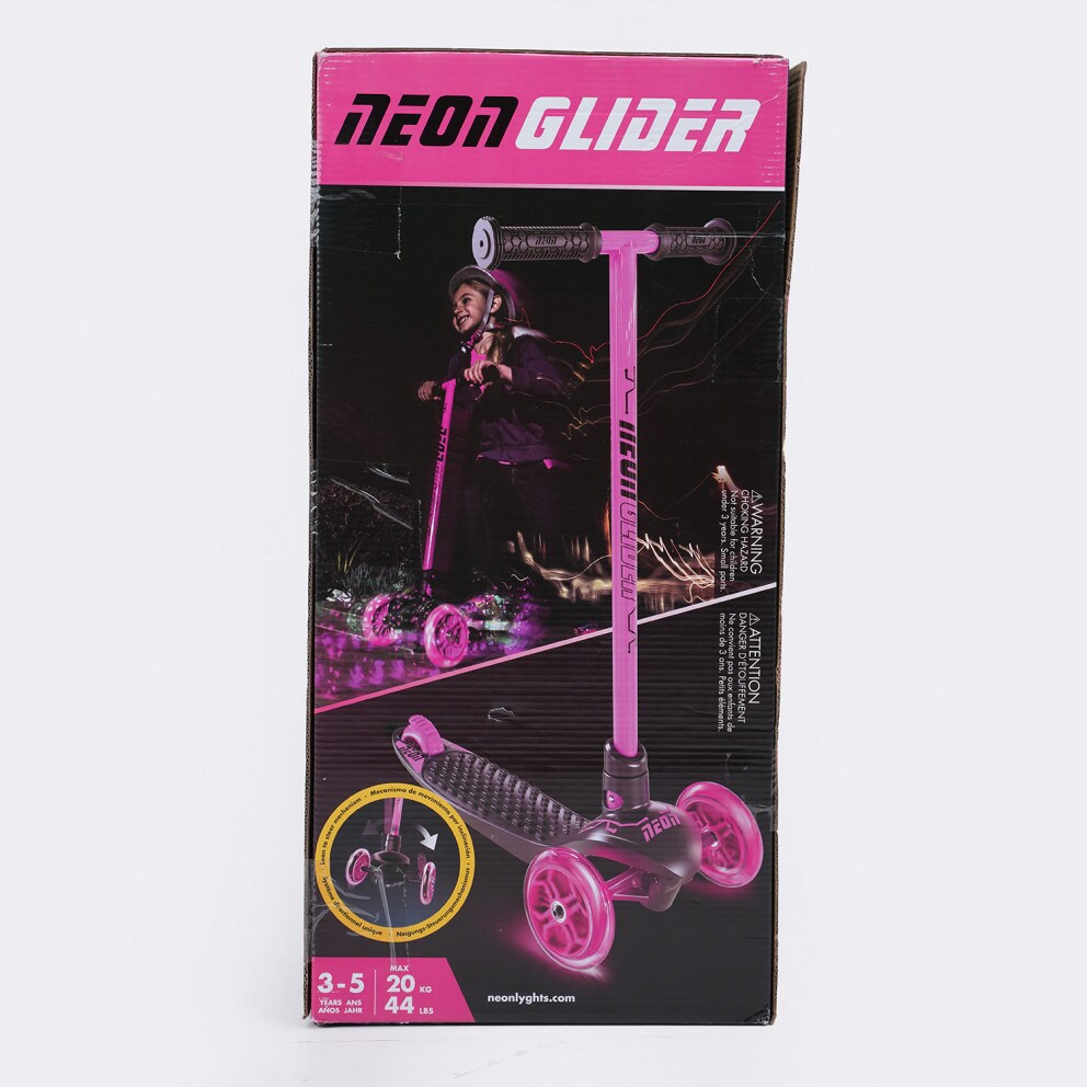 Athlopaidia Three-wheeled Skate Neon Glider Pink