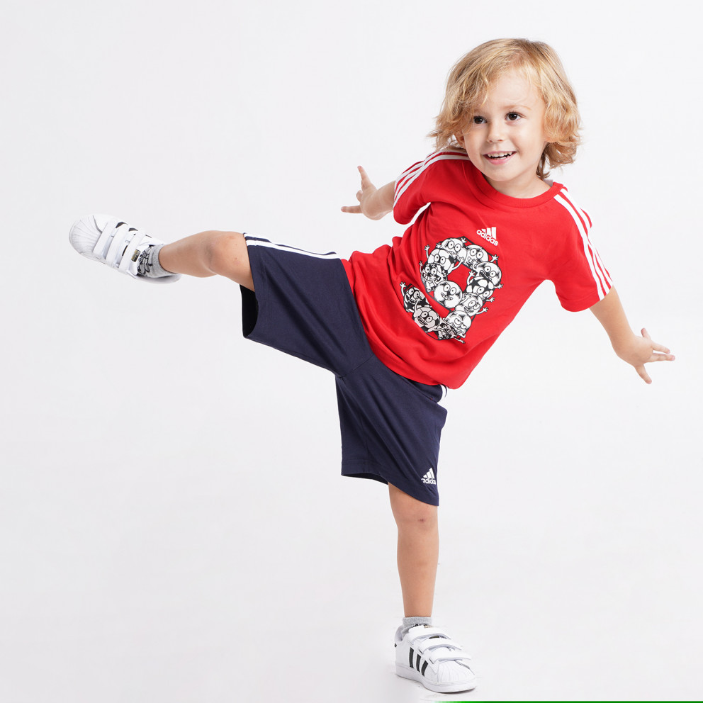adidas Performance Lil 3-stripes sporty summer Infant's Set