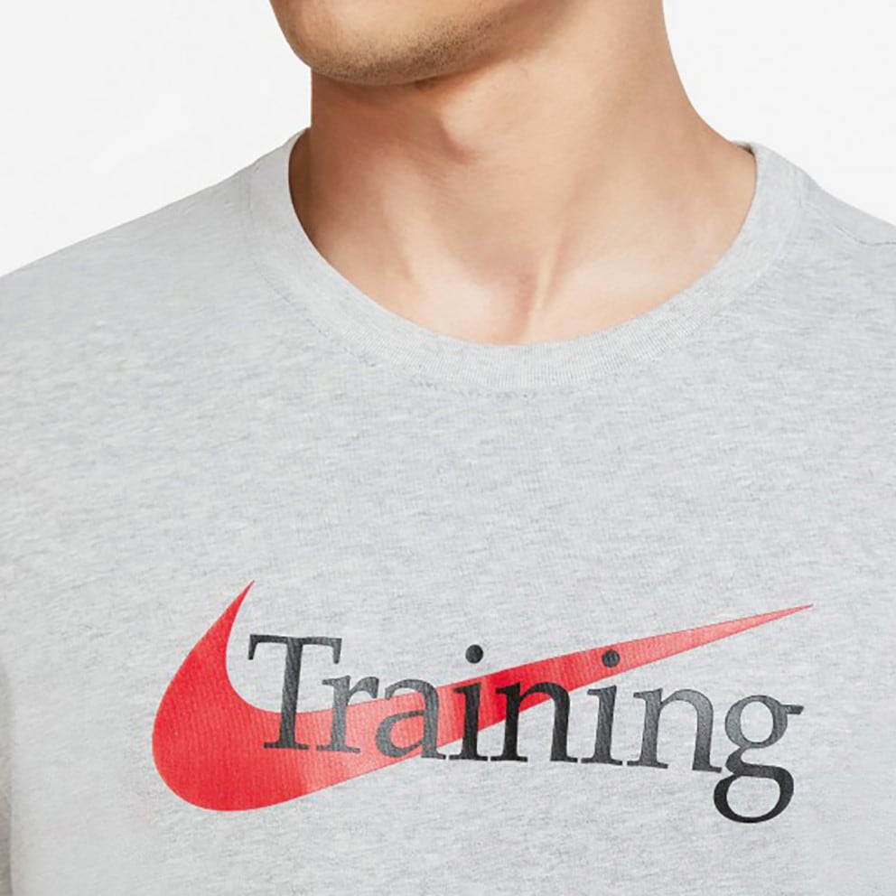 Nike Dri Fit Swoosh Men s Training T shirt Grey CZ7989 063