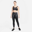 Nike Dri-FIT Swoosh Medium-Support 1-Piece Pad Shine Γυναικείο Μπουστάκι