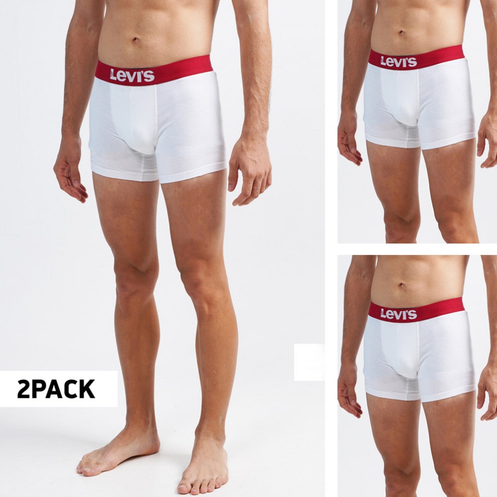 Levis MEN SOLID BASIC BOXER 2P white / white 37149-0186