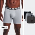 Under Armour Charged Cotton 6In 3-Pack Ανδρικά Μπόξερ