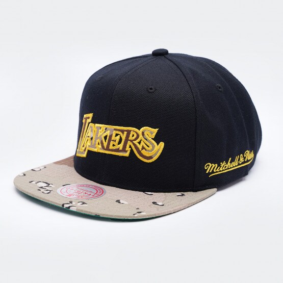 Mitchell & Ness NBA Los Angeles Lakers Choco HWC Camo Snapback Cap