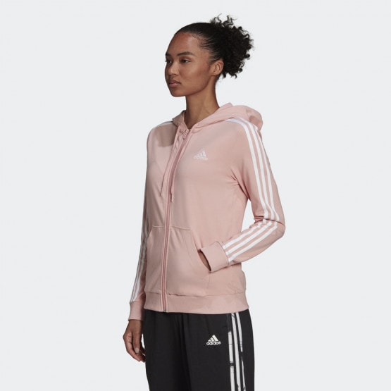 adidas Performance Essentials Singe Jersey 3-Stripes Women's Zipped Hoodie