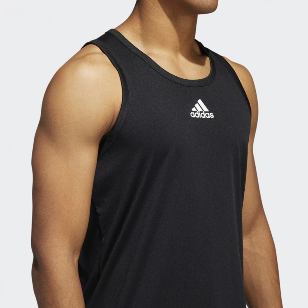 adidas Performance Heathered Ανδρική Αμάνικη Μπλούζα