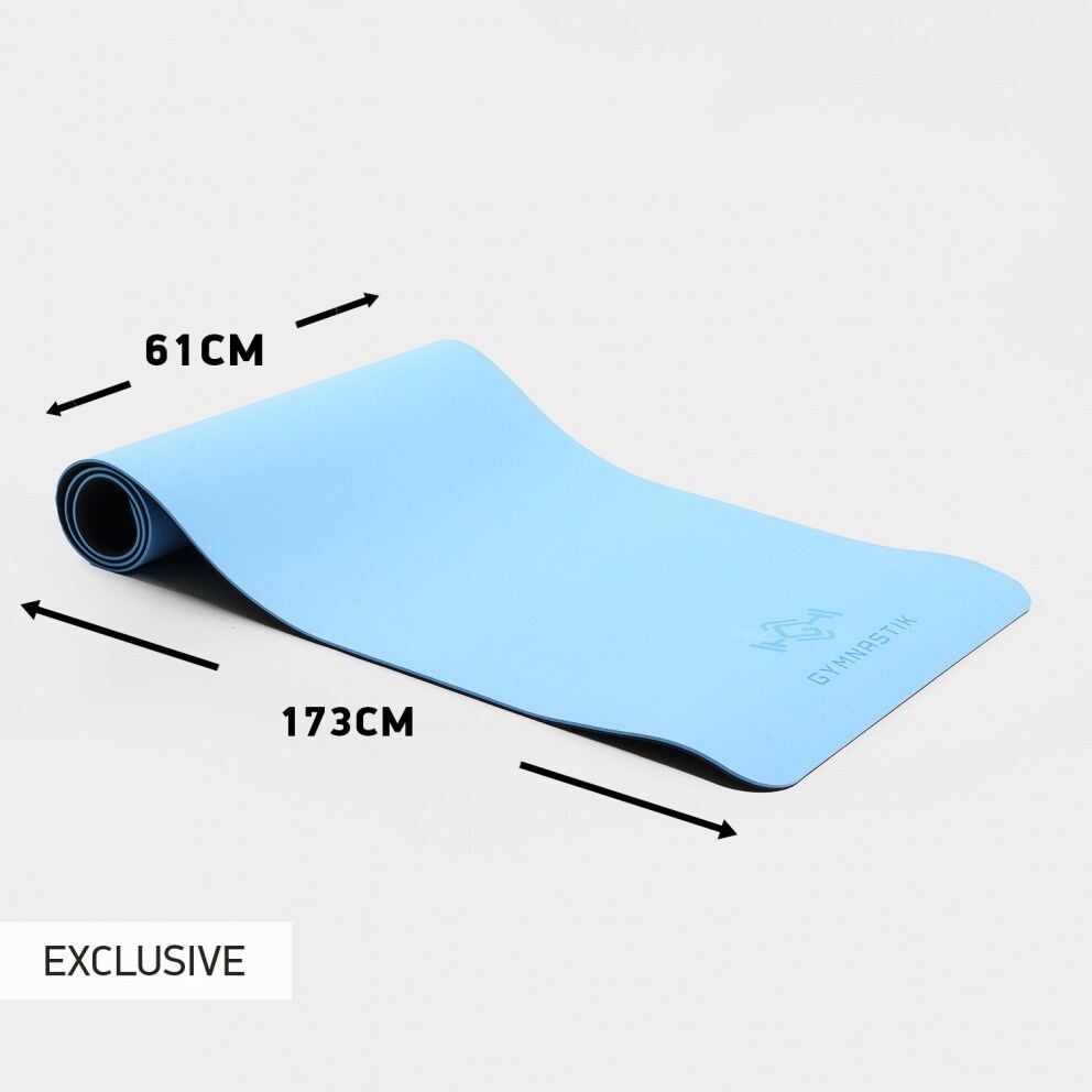 GYMNASTIK Double Color Στρώμα Yoga - Pilates 173 x 61 x 0.6 cm