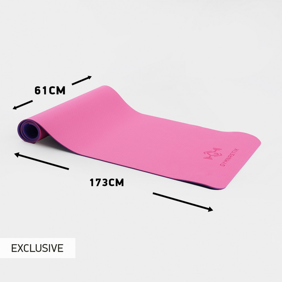 GYMNASTIK Double Color Στρώμα Yoga - Pilates 173 x 61 x 0.6 cm