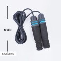 Gymnastik PVC Skipping Rope with Streaks 275cm / 125g x 2