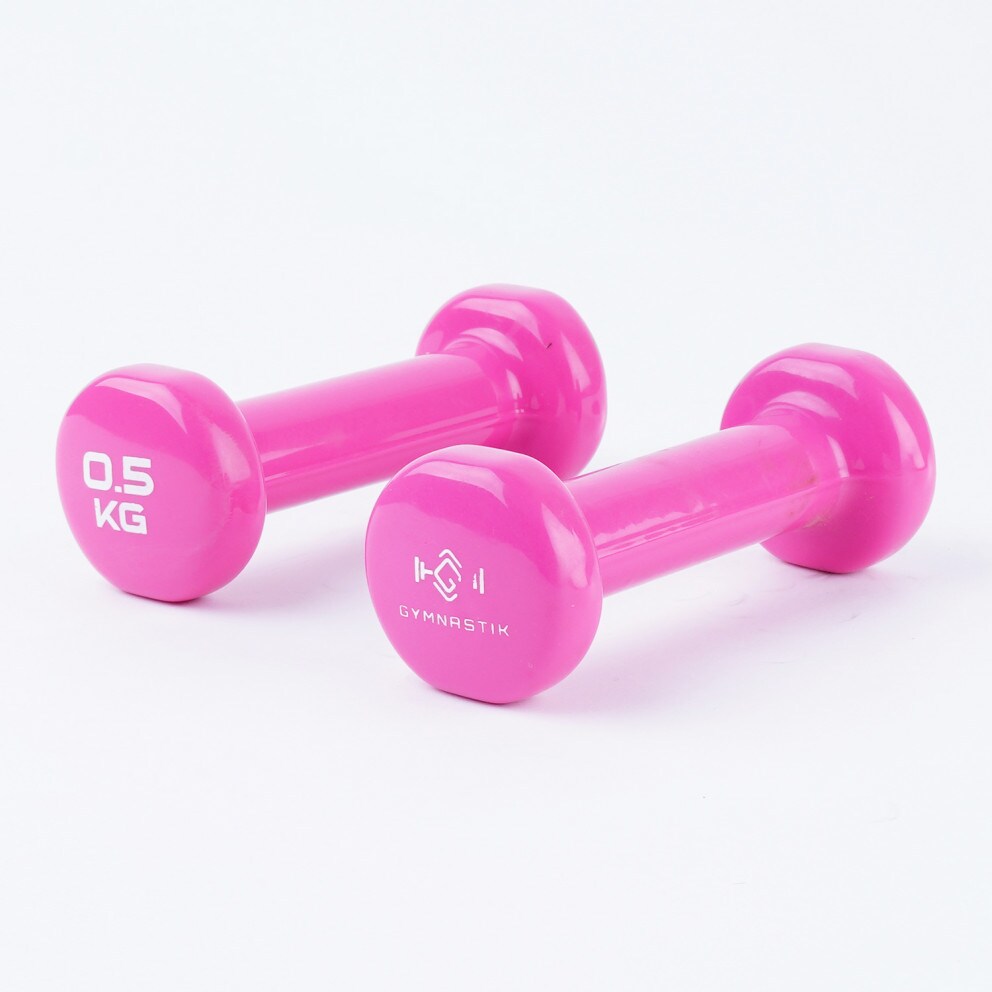 GYMNASTIK 10Kgs Vinyl Dumbbell Set