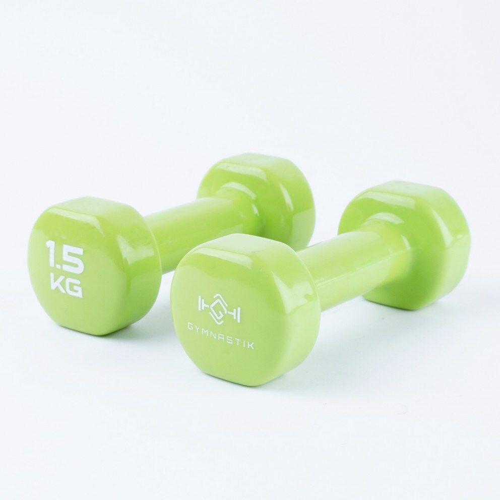 GYMNASTIK 10Kgs Vinyl Dumbbell Set