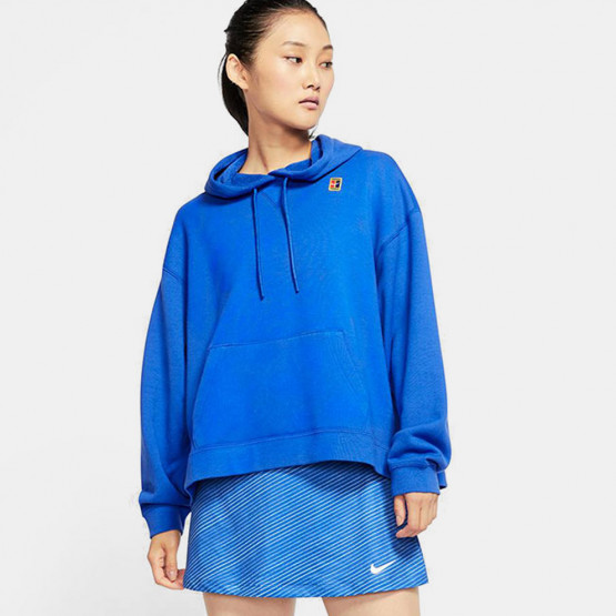 Nike Court Heritage Γυναικεία Μπλούζα με Κουκούλα