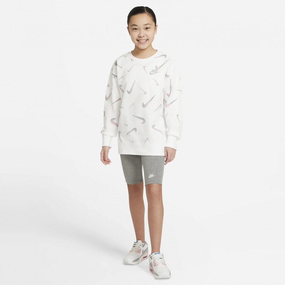 Nike Sportswear Printed Crew Kids' Sweatshirt