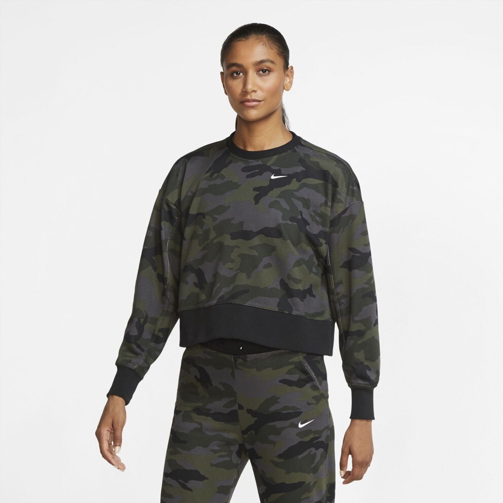 Nike Dry Get Fit Crew Γυναικείο Cropped Φούτερ