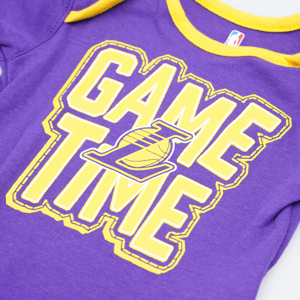 NBA Game Time Los Angeles Lakers 3-Pack Infants' Bodysuit