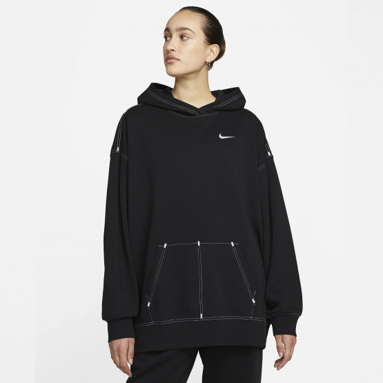 Nike Sportswear Swoosh Γυναικεία Mπλούζα με Kουκούλα